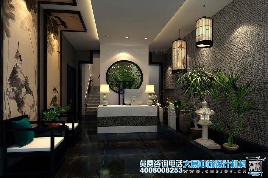 酒店中式大堂設(shè)計(jì)