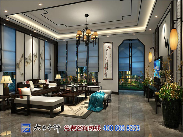 現(xiàn)代新中式別墅設(shè)計裝修 傳統(tǒng)家庭的后現(xiàn)代生活