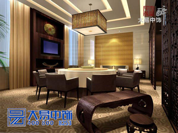 上海現(xiàn)代新中式會(huì)所裝修效果圖