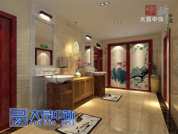 上海現(xiàn)代新中式會(huì)所裝修效果圖