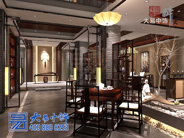 北京私人新中式茶會(huì)所裝修設(shè)計(jì) 富有層次的立體化會(huì)友空間