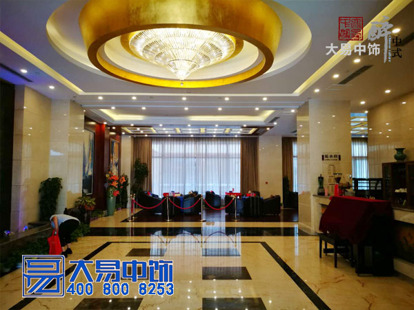 中式酒店裝修竣工現(xiàn)場 國際大酒店中式設(shè)計